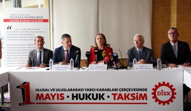 DİSK’ten Taksim açıklaması: 1 Mayıs’ı yapma kararlılığındayız