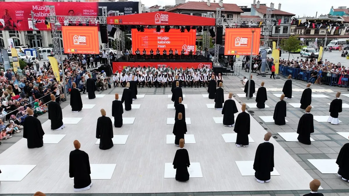 21. Uluslararası Konya Mistik Müzik Festivali başladı