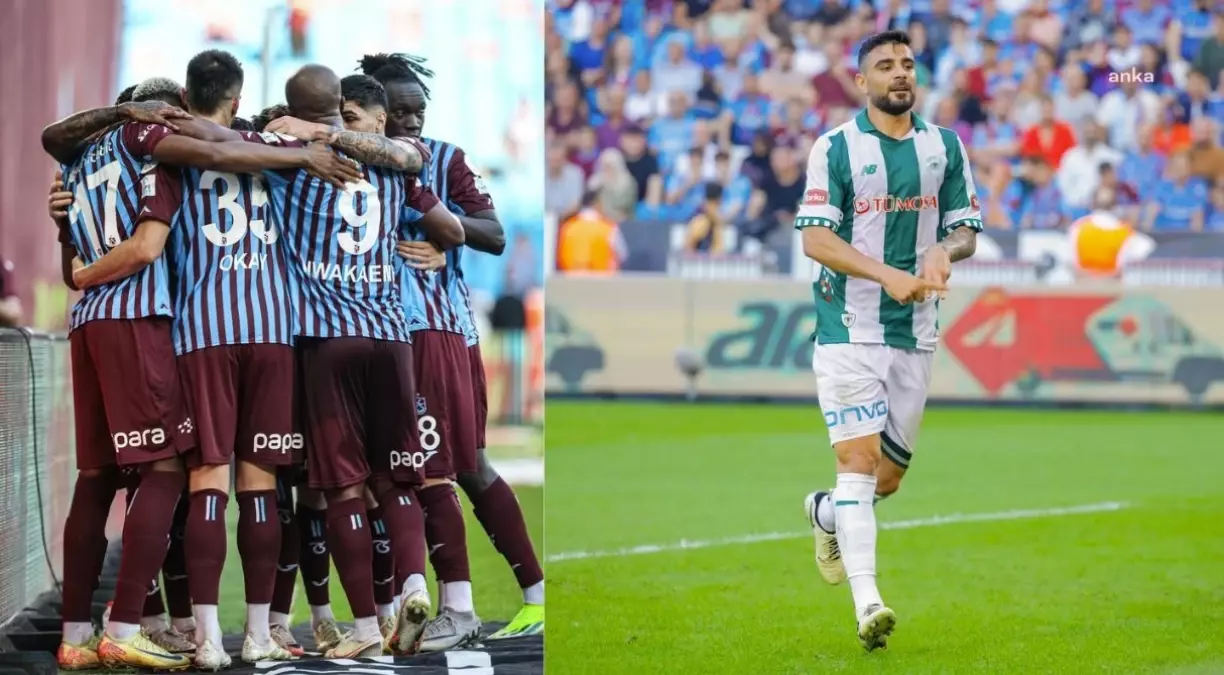 Trabzonspor Konyaspor’u 3-1 Yendi